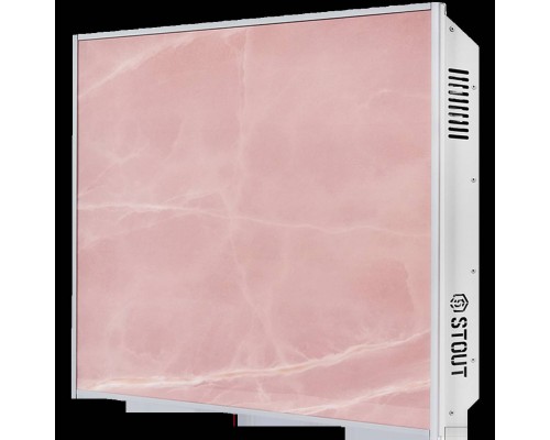 Отопительная панель STOUT ROSE STONE SCT 60*60 розовый гранит / серый корпус SCT-00RG-006060 (SCT-00RG-006060)