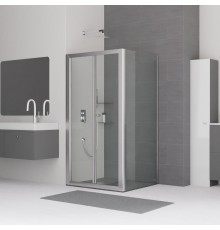 Душевой уголок RGW Classic CL-21+80 см (86-91)x80x185 профиль хром, стекло прозрачное