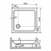 Душевой поддон квадратный RGW STYLE  1000x1000