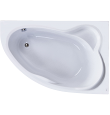 Акриловая ванна Roca Luna R 170x115 см, угловая, с каркасом, со сливом-переливом, асимметричная