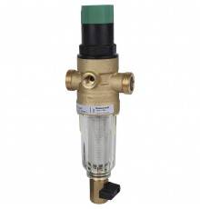 Фильтр Honeywell (Resideo Braukmann)  FK06-1/2 AA с редуктором, на холодную воду, 100 мкм, 1/2 (54297)