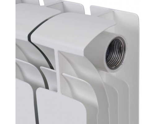 Радиатор биметаллический RIFAR BASE 200 6 секций боковое подключение (белый RAL 9016) 1RB20-6 (1RB20-6)
