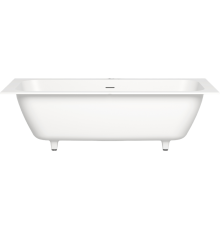 Ванна из искусственного камня Salini Orlanda Axis Kit S-Sense 180x80 см, с ножками, со сливом-переливом
