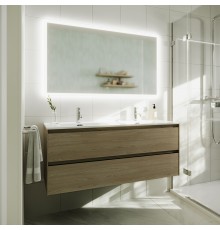 Мебель для ванной комнаты Sancos Cento 120 см двойная, карпатская ель