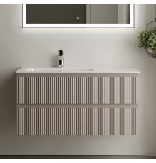 Тумба с раковиной Sancos Snob R 100 см, L, doha soft