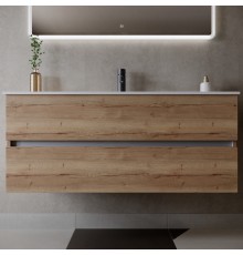 Тумба с раковиной Sancos Urban 120 см дуб галифакс натуральный