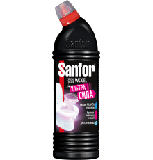 Универсальное моющее средство Sanfor WC Gel Special Black Ультра сила 1 л
