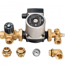 Насосно смесительный узел с термостатическим клапаном, Grundfos UPSO 25-65 130 STOUT