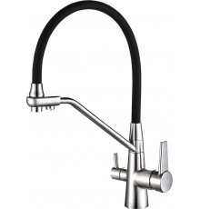 Смеситель для кухни Steel Hammer SH 903-6 Cr с гибким изливом