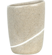 Стакан Spirella Etna Stone 1014345 бежевый