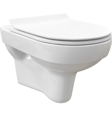 Унитаз подвесной STWORKI Хельсинки Clean On DPL EO slim 63429 безободковый