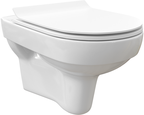 Унитаз подвесной STWORKI Хельсинки Clean On DPL EO slim 63429 безободковый