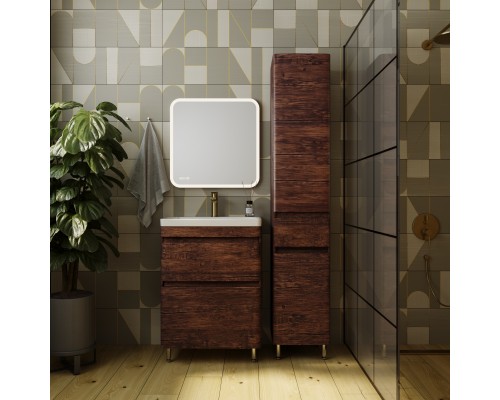 Мебель для ванной комнаты Style Line Атлантика 60 Люкс Plus, напольная, старое дерево