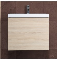 Тумба с раковиной Art Max Verona-Push 70 дуб сонома светлый