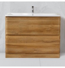 Тумба с раковиной BelBagno Albano 90 напольная, rovere rustico