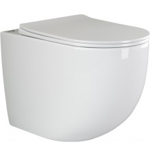 Унитаз приставной Ceramicanova Mia CN1810 с микролифтом, безободковый