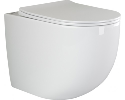 Унитаз приставной Ceramicanova Mia CN1810 с микролифтом, безободковый