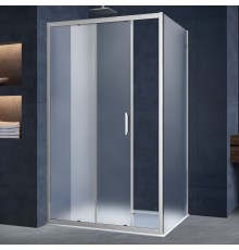 Душевой уголок Vincea Alpha VSR-3AL8012MT 120х80 см, профиль хром, стекло текстурное
