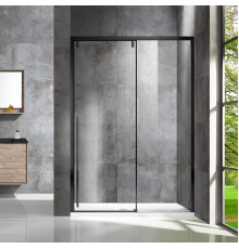 Душевая дверь в нишу Vincea Lugano VDS-1L120CLB-1 120 см, профиль черный