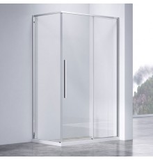 Душевой уголок Vincea Slim-N VSR-4SN9011CL 110х90 см, профиль хром