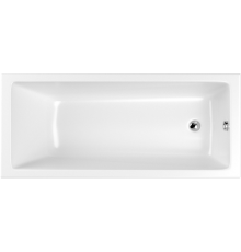 Акриловая ванна WHITECROSS Wave Slim 160x70 см, с каркасом