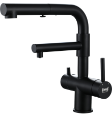 Смеситель для кухни Zorg Sanitary SZR-3216 Grafit графит