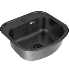 Мойка кухонная Zorg Inox PVD SZR 4749 GRAFIT графит
