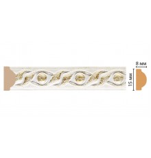 Молдинг DECOMASTER 130-40 ДМ (15*8*2400 мм)