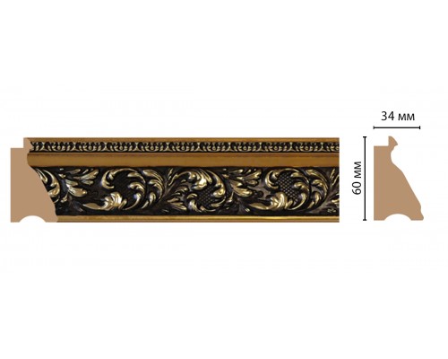 Багет DECOMASTER 587-1604B (60*34*2900мм)