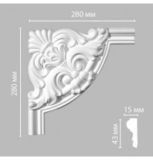 Угол DECOMASTER 97154-1 (280*280*28мм)