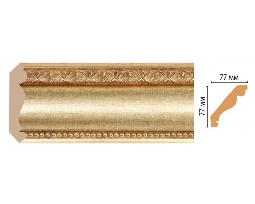 Плинтус потолочный DECOMASTER 154-933 ДМ (77*77*2400 мм)