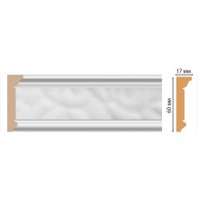 Плинтус потолочный DECOMASTER D216-114 ДМ (60*17*2400мм)