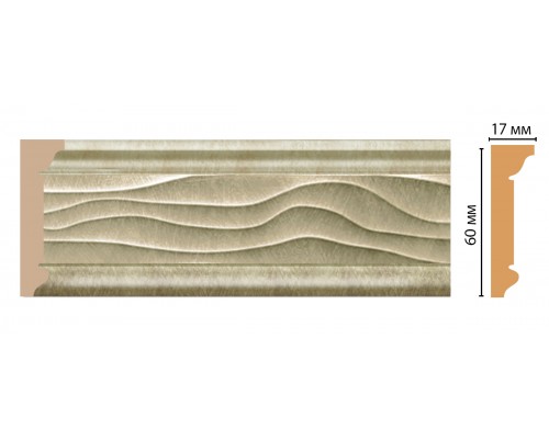 Плинтус потолочный DECOMASTER D219-373 (60*17*2400мм)