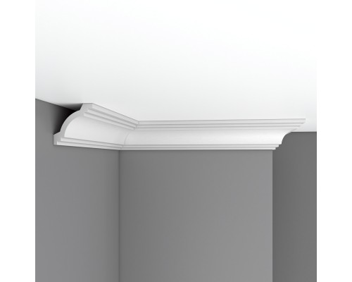 Плинтус потолочный гладкий DECOMASTER 96257 (70*70*2400мм)