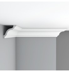 Плинтус потолочный гладкий DECOMASTER 96670 (120х120х2400мм)
