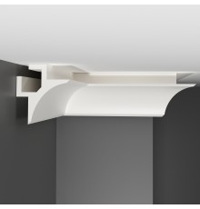 Плинтус потолочный гладкий DECOMASTER A201 (86*86*2000мм)