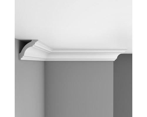 Плинтус потолочный гладкий DECOMASTER DP-213A (80*85*2400мм)