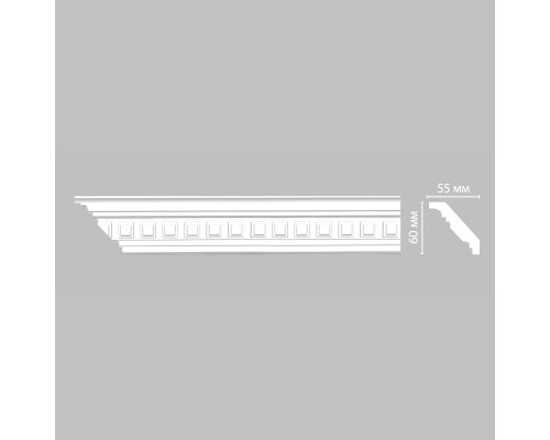 Плинтус потолочный с рисунком DECOMASTER 95126F гибкий (60*55*2400мм)