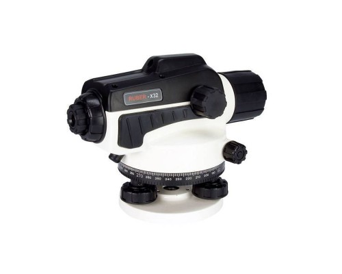 Нивелир оптический ADA Ruber 32 + Рейка ADA STAFF 3 + Штатив на клипсах ADA Light