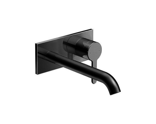 Duravit C.1 Смеситель для раковины скрытого монтажа (наружная часть) излив 225мм, цвет: черный матовый. C11070004046 Duravit C.1 Смеситель для раковины скрытого монтажа (наружная часть) излив 225мм, цвет: черный матовый. C11070004046