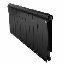 Радиатор биметаллический Royal Thermo Infinity 500 12 секций, noir sable