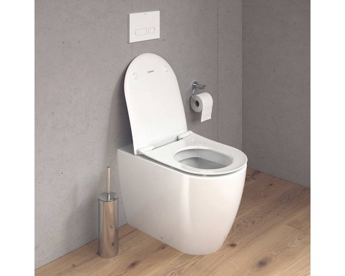 Duravit Soleil by Starck Унитаз 37х60см., напольный, безободковый, слив универсальный, Weiszlig; Hochglanz, HyG, цвет: белый. 2010090000