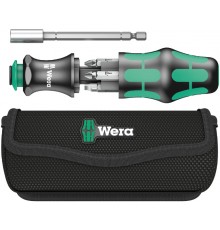 Битодержатель с насадками Kraftform Kompakt 28 с сумкой Wera WE-134491. WE-134491