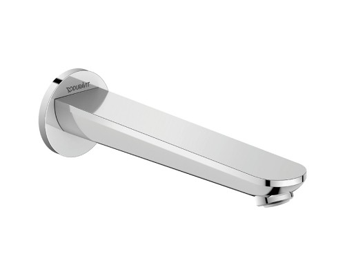 Duravit Wave Излив для ванны 20.2см., настенный, цвет: хром. WA5240010010