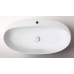 Azzurra Elegance Circle Раковина накладная, 70x42xH14 см, 1 отв., без перелива, цвет: Bianco lucido. ELLA070420CMBI/(ECI70M bi)*1