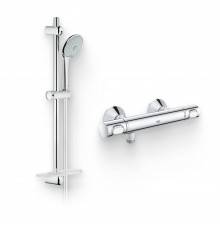 Душевой комплект Термостат Grohe Grohtherm 34793000 для душа + Гарнитур Euphoria 110 Massage 27243001