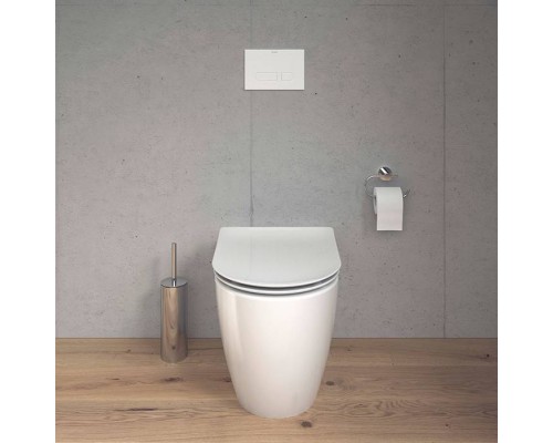 Duravit Soleil by Starck Унитаз 37х60см., напольный, безободковый, слив универсальный, Weiszlig; Hochglanz, HyG, цвет: белый. 2010090000