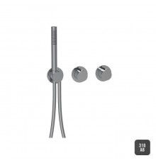 Almar 316 Stainless Steel Смеситель для душа, настенный, термостатический, цвет: Absolute Black. AB316. E180133.AB316