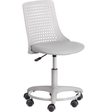 Компьютерное кресло TetChair Kiddy кожзам серый
