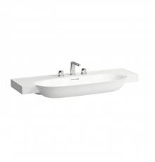 Laufen New Classic Раковина накладная 120х48х7.5см, с 3 отв, с переливом, цвет: белый. 8.1385.8.000.108.1